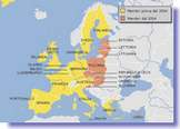 Mappa dell'Unione Europea